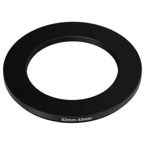 VHBW 62 mm to 43 mm Ring Adapter, Camera Lens, Metal
