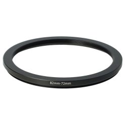 VHBW 82 mm to 72 mm Step Ring Adapter for Camera Lens, Metal