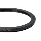 VHBW 82 mm to 72 mm Step Ring Adapter for Camera Lens, Metal
