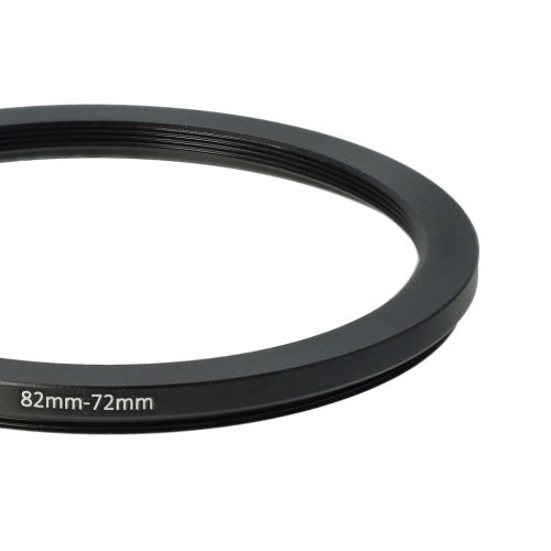 VHBW 82 mm to 72 mm Step Ring Adapter for Camera Lens, Metal