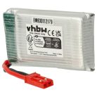 VHBW Model Maker Tool Battery for Revell 23951 – 700 mAh 3.7 V Li-Polymer, Mini JST Connector