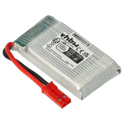 VHBW Model Maker Tool Battery for Revell 23951 – 700 mAh 3.7 V Li-Polymer, Mini JST Connector