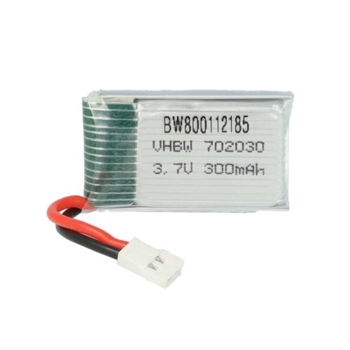 VHBW Drón akkumulátor Revell 43935-höz – 300 mAh 3,7 V Li-polimer