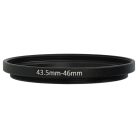 VHBW 43,5mm - 46mm Step-Up Gyűrűs Adapter - Szűrőadapter
