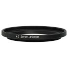 VHBW Step-Up Gyűrűs Adapter 43,5mm-49mm - Szűrőadapter