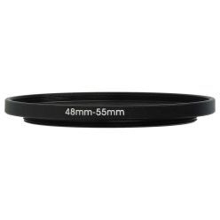 VHBW 48mm-55mm Step-Up Ring Adapter Filter Adapter