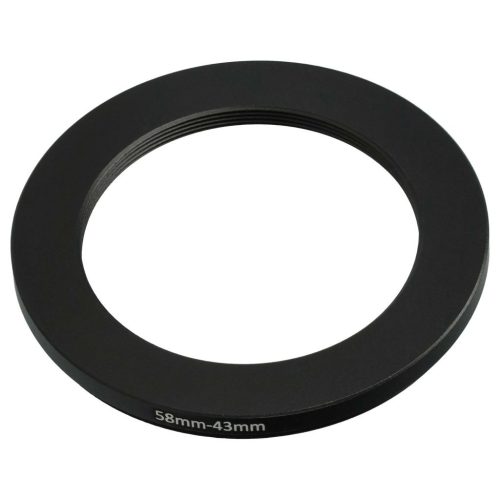 VHBW 58 mm to 43 mm Ring Adapter, Camera Lens, Metal