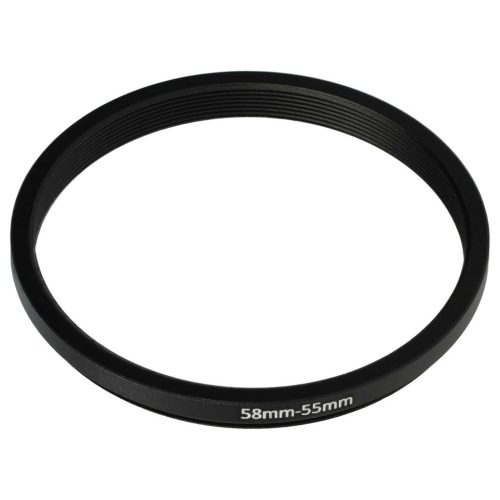 VHBW Ring Adapter 58 mm - 55 mm, Metal
