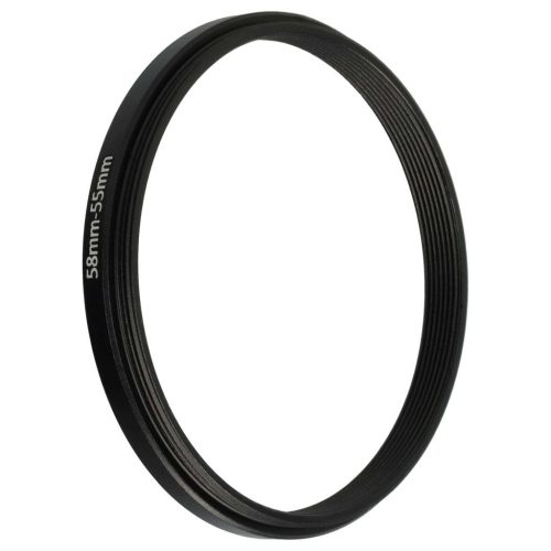 VHBW Ring Adapter 58 mm - 55 mm, Metal