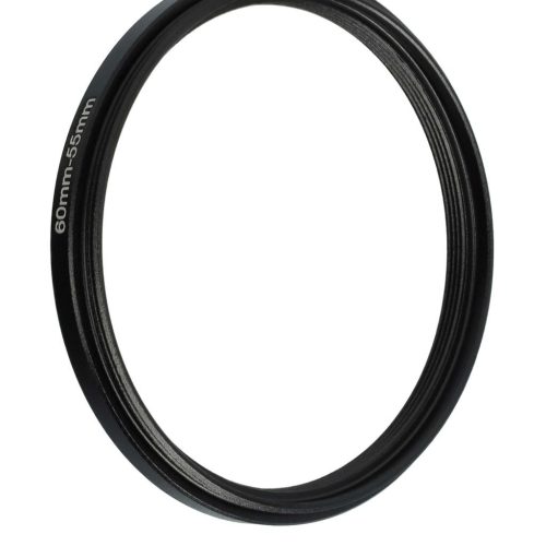 60 mm-től 55 mm-ig Gyűrűs Adapter, Kameralencséhez, Fém