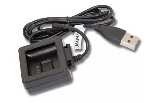 VHBW USB Charging Dock for Fitbit Blaze Smartwatch - 100 cm, Black