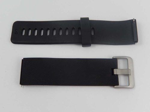 Fitbit Okosóra L Karszalag - 9,5 + 11,5 cm, 22 mm, Szilikon, Fekete