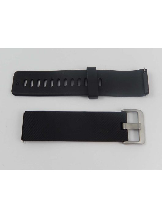 Fitbit Okosóra L Karszalag - 9,5 + 11,5 cm, 22 mm, Szilikon, Fekete