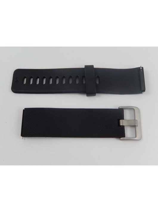 Fitbit Okosóra L Karszalag - 9,5 + 11,5 cm, 22 mm, Szilikon, Fekete