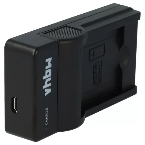 VHBW Battery Charger for Lumix DMC-FH2 Camera etc. - 0.5 A, 4.2 V
