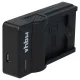 VHBW Battery Charger for Lumix DMC-FH2 Camera etc. - 0.5 A, 4.2 V