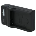 VHBW Battery Charger for Lumix DMC-FH2 Camera etc. - 0.5 A, 4.2 V