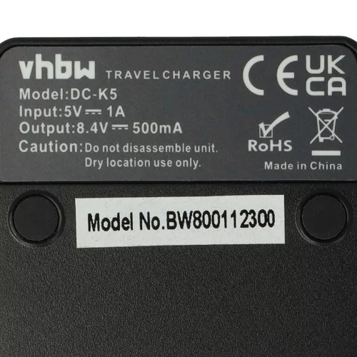 VHBW Battery Charger for Nikon MH-24, for Coolpix P7000 Cameras etc. - 0.5 A, 8.4 V