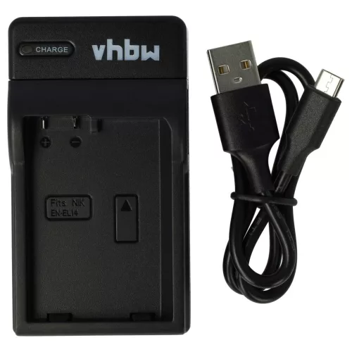 VHBW Battery Charger for Nikon MH-24, for Coolpix P7000 Cameras etc. - 0.5 A, 8.4 V