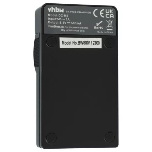 VHBW Battery Charger for Nikon MH-24, for Coolpix P7000 Cameras etc. - 0.5 A, 8.4 V