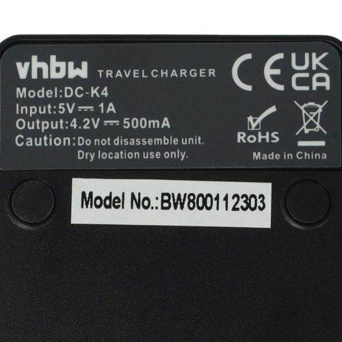 VHBW Battery Charger for Olympus LI-10C, for Sanyo DB-L10 Camera etc. - 0.5 A, 4.2 V