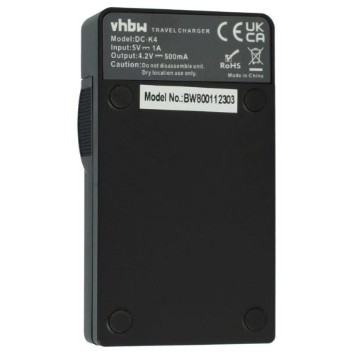 VHBW Battery Charger for Olympus LI-10C, for Sanyo DB-L10 Camera etc. - 0.5 A, 4.2 V