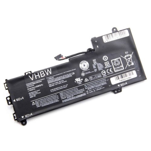 VHBW Lenovo L14M2P24, L14L2P22, L14S2P22 notebook akkumulátor  - 4500 mAh 7,6 V Li-polimer, fekete