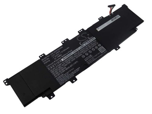 Notebook akkumulátor  Asus AR5B225, 0B110-00210000, C21-X401 - 5100 mAh 7,4 V Li-polimer, fekete