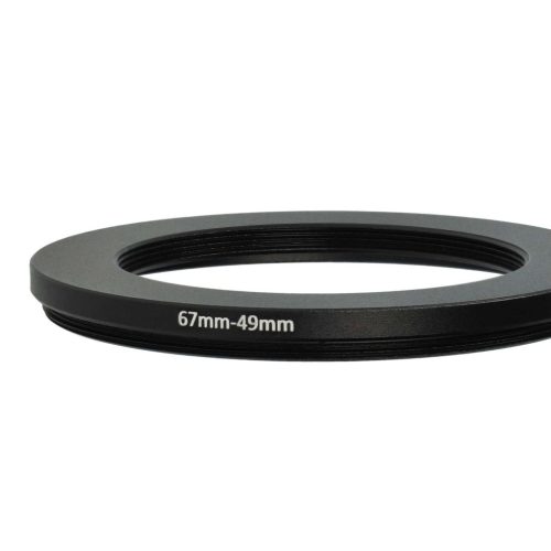 VHBW 67 mm to 49 mm Ring Adapter for Camera Lenses, Metal