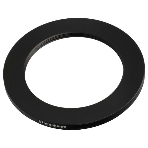 VHBW 67 mm to 49 mm Ring Adapter for Camera Lenses, Metal