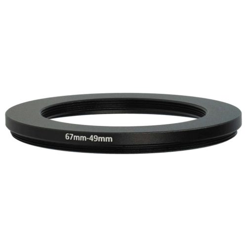 VHBW 67 mm to 49 mm Ring Adapter for Camera Lenses, Metal
