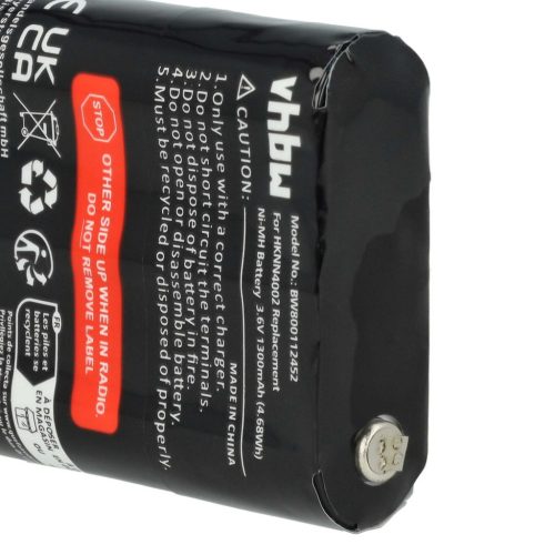 Rádió akku Motorola FRS-4002A, HKNN4002B, HKNN4002A, 56315, 4002A - 1300 mAh 3,6 V NiMH