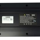 VHBW Battery for Impulse 36V E-Bike systems, such as Gazelle and other models, 10.4Ah