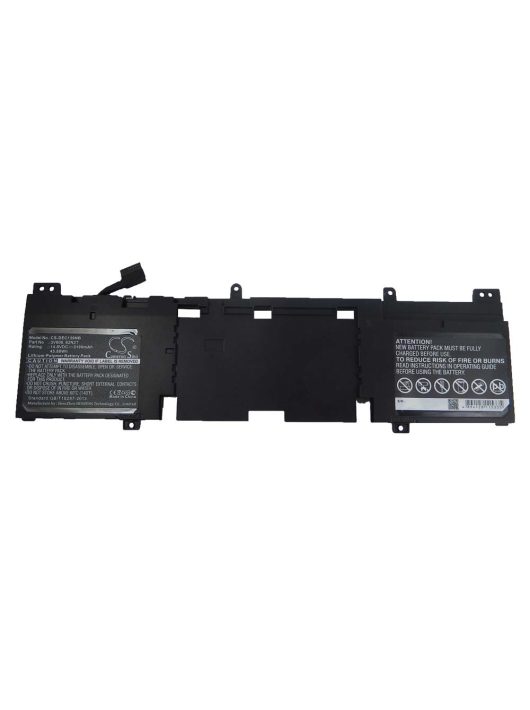 Notebook akkumulátor  Dell 02P9KD, 257V0, 2P9KD, 2VMGK, 3V806 - 3100 mAh 14,8 V Li-polimer, fekete