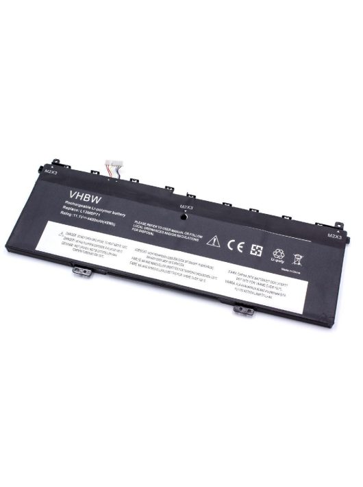 Notebook akkumulátor  Lenovo L13S6P71, L13M6P71-hez - 4400 mAh 11,1 V Li-Ion, fekete