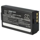 VHBW Nyomtató akkumulátor  Brother PJ7, BA-E001 - 3300 mAh 7,4 V Li-Ion
