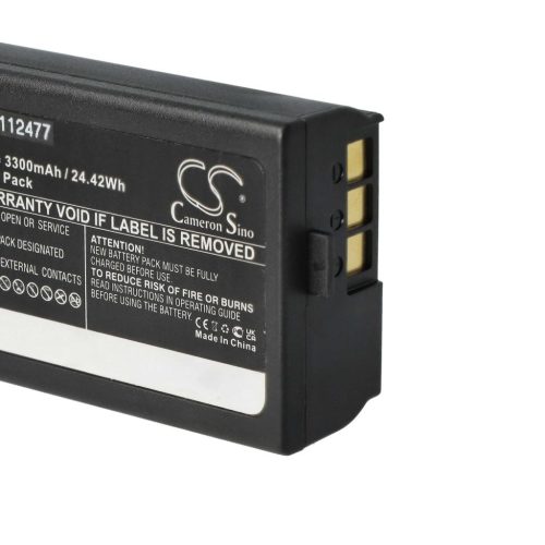VHBW Nyomtató akkumulátor  Brother PJ7, BA-E001 - 3300 mAh 7,4 V Li-Ion