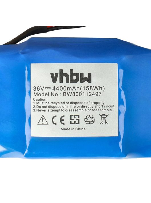 Bluewheel 10IXR19/65-2 E-Board Akkumulátor, 4400 mAh 36 V Li-Ion, HPK-11-hez