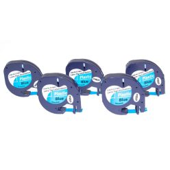 VHBW Label Tape Dymo 91205 - 12 mm Black-Blue