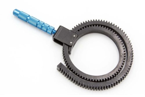 VHBW Universal Zoom Arm for Canon, Nikon, Sony, Fujifilm Cameras - Follow Focus with Flexible Strap