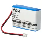 VHBW Hundetrainer Akku BP74RE - 500 mAh 7,4 V Li-Polymer