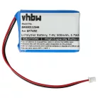 VHBW Hundetrainer Akku BP74RE - 500 mAh 7,4 V Li-Polymer