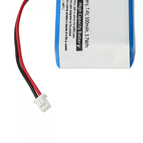 VHBW Hundetrainer Akku BP74RE - 500 mAh 7,4 V Li-Polymer