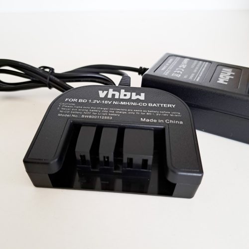 VHBW Handwerkzeug Akku / Ladegerät für Black & Decker Akku 1.2V-18V, Ni-CD & Ni-MH