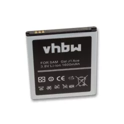   VHBW Mobile Phone Battery for EB-BJ111ABE - 1600 mAh 3.8 V Li-Ion