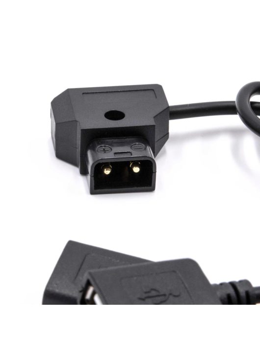 D-Tap férfi 2x USB-port anya kábel, 1,8 m