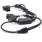 VHBW D-Tap férfi 2x USB-port anya kábel, 1,8 m