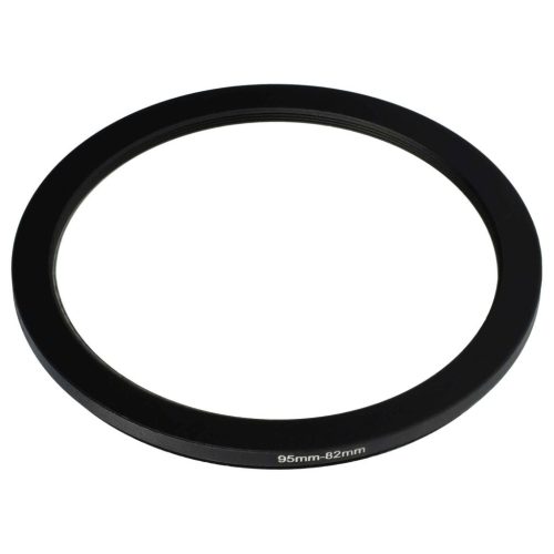 VHBW 95 mm to 82 mm ring adapter for camera lenses, metal