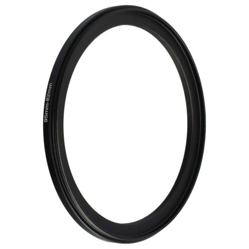 VHBW 95 mm to 82 mm ring adapter for camera lenses, metal