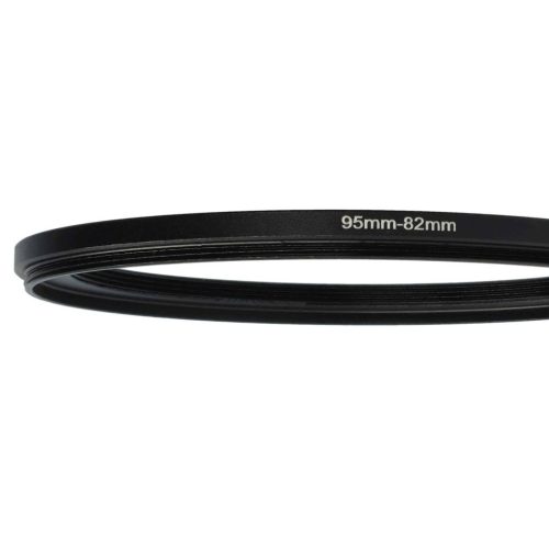 VHBW 95 mm to 82 mm ring adapter for camera lenses, metal